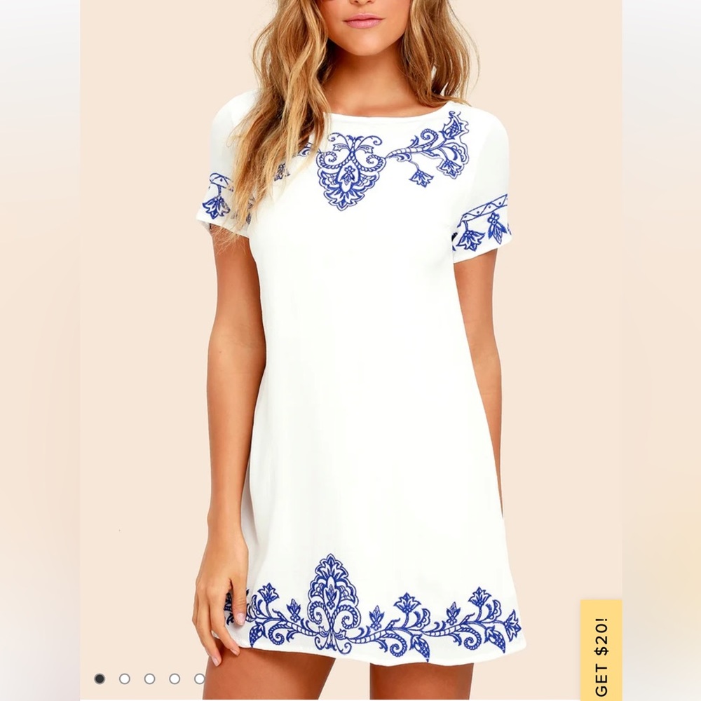 Lulus white dress